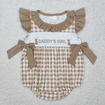 SR2300 Daddy's Girl Elk Baby Girls Romper