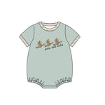 Preorder 12.20 SR2358 Free and wild Mallard Ducks Baby Boys Romper