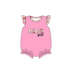 Preorder 12.24 SR2387 MAMA'S girl Bows Pink Baby Girls Romper