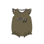 Preorder 12.24 SR2388 MAMA'S girl Camo Baby Girls Romper