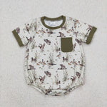 SR2413 Mallard Ducks Baby Boys Romper