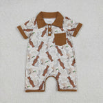 SR2464 Hunting Ducks Camo Call Me Baby Boys Romper