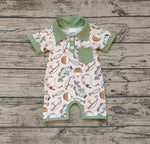 Preorder SR2472 Fishing Gear Green Baby Boys Romper