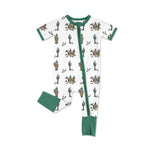 Preorder 01.10 SR2486 Cowboy Cactus Baby Zipper Romper Sleepers