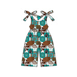 Preorder 01.11 SR2492 Turquoise Girl's Jumpsuit