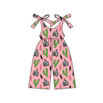 Preorder 01.14 SR2497 Western Cactus Girl's Jumpsuit