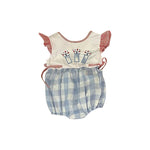 Preorder 01.14 SR2502 July 4th Fireworks Baby Girls Romper