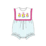 Preorder 01.14 SR2508 Sailboat Baby Girls Romper