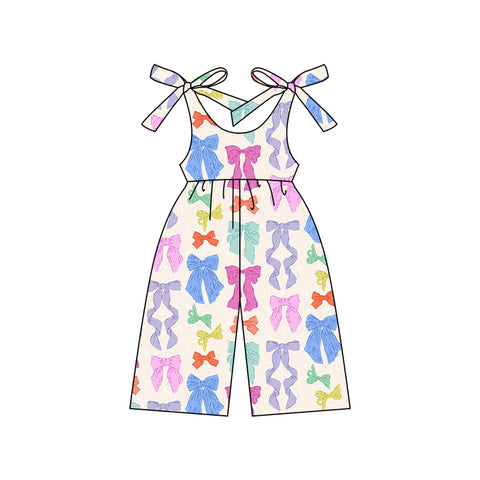 Preorder 01.16 Princess Bows Girl's Jumpsuit