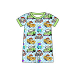 Preorder 01.16 SR2529 Cartoon Cars Story  Baby Boys Romper