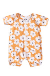 Preorder 01.16 SR2534 Flower Baby Zipper Romper Sleepers