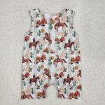 SR2538 Howdy Cowboy Baby Boys Romper