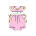 Preorder 01.17 SR2541 Rainy Day Pink Baby Girls Romper