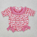 MAMA'S BESTIE Smocked Kids Sibling Matching Clothes