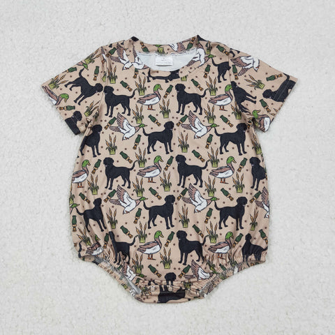 SR2725 Call Me Dog Mallard Dogs Baby Boys Romper
