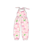 Preorder 03.08 SR2811 Golf Bows Pink Girl's Jumpsuit