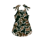 Preorder 03.10 SR2828 Hunting Camo Girl's Shorts Jumpsuit