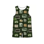 Preorder SR2874 Farm Quack Animals Green Baby Boys Romper