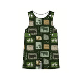 Preorder SR2874 Farm Quack Animals Green Baby Boys Romper