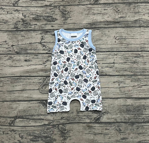 Preorder SR2900 Fishing Gear Fisherman Baby Boys Romper
