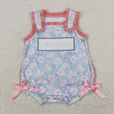 SR2911 Little Sister Flower Baby Girls Romper
