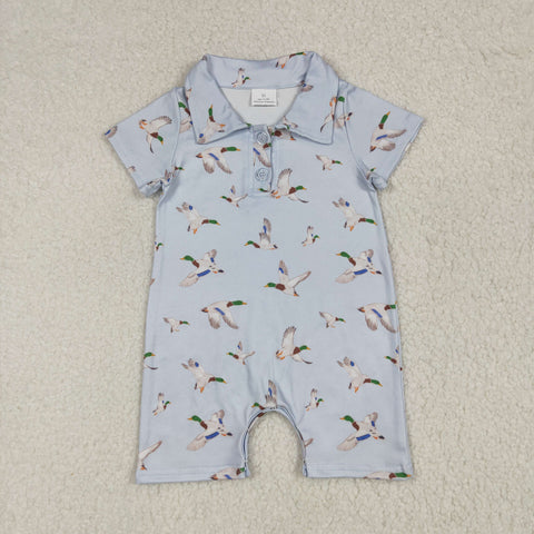 SR3032 Mallard Ducks Baby Boys Romper