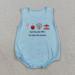 SR3056 Country Fair Carnival Red Plaid Baby Boys Romper