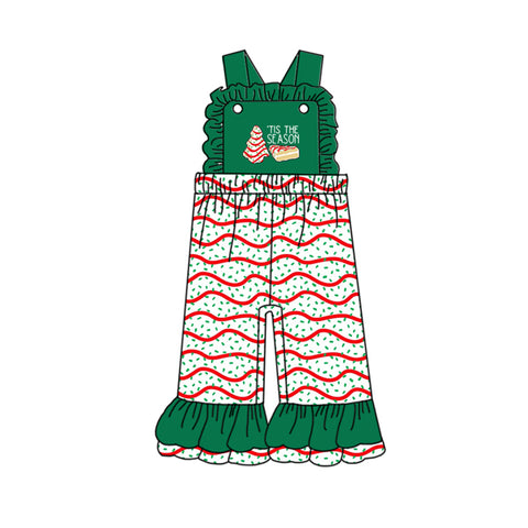 Preorder 07.20 Christmas TIS THE SEASON Trees Pie Girl's Jumpsuit