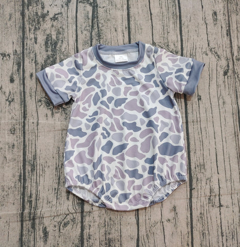 Preorder Samples SR3243 Hunting Camo Gray Boys Bubble Romper