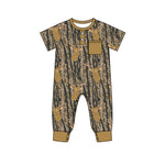 Preorder 10.16 MOQ 5 pcs SR3247 Hunting Camo Elk Boys Romper