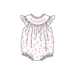 Preorder 10.21 MOQ 5 pcs SR3260 Blessed Flower Girls Romper