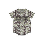 Preorder 10.21 MOQ 5 pcs SR3262 Blessed Camo Baby Boys Romper