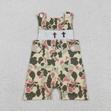 Embroidery Easter Camo Kids Matching Clothes