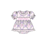 Preorder Samples SR3291 Baby Doll Flower Bows Baby Bubble Romper