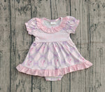 Preorder Samples SR3291 Baby Doll Flower Bows Baby Bubble Romper