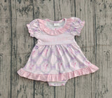 Preorder Samples SR3291 Baby Doll Flower Bows Baby Bubble Romper