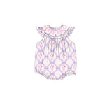 Preorder Samples SR3292 Baby Doll Flower Bows Baby Bubble Romper