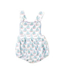 Preorder 10.29 MOQ 5 pcs SR3295 Sailboat Blue Baby Bubble Romper