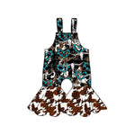 10.10 Pre-order SR3301 baby girls Gemstone brown Jumpsuit