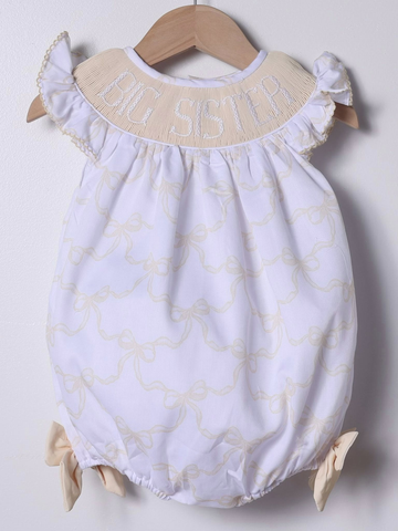 10.10 Pre-order SR3302  baby girls big sister romper