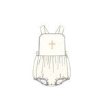 10.10 Pre-order SR3307  baby boys Easter romper