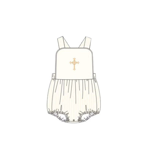 10.10 Pre-order SR3307  baby boys Easter romper
