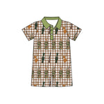 Preorder 11.16 MOQ 5 pcs SR3328 Hunting Mallard Ducks Elk Call Me Baby Girls Romper