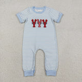 Embroidery Crawfish Kids Matching Clothes