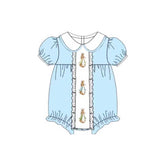 Preorder Samples SR3382 Easter Cartton Rabbit Baby Girls Romper
