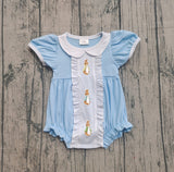 Preorder Samples SR3382 Easter Cartton Rabbit Baby Girls Romper