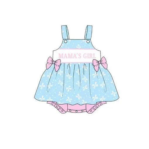 Preorder 11.29 MOQ 5 pcs SR3425 MAMA'S Girl Flower Baby Girls Romper