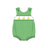 Preorder Samples SR3454 Golf Green Baby Boy Romper
