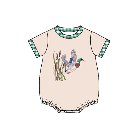 Preorder 12.01 MOQ 5 pcs SR3471 Mallard Ducks Baby Boys Romper