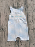 Preorder Samples SR3482 Smocked Little Dude Baby Boys Romper